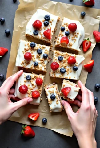 homemade frozen yogurt bark with berries and granola