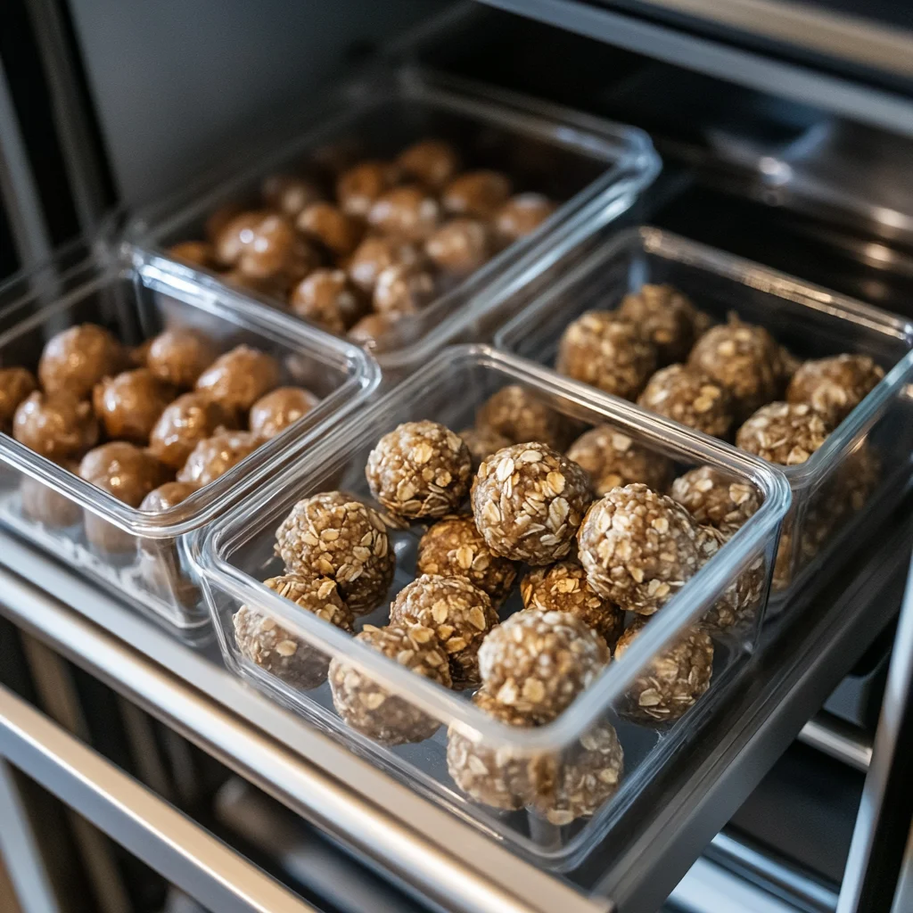 How to store no bake energy balls