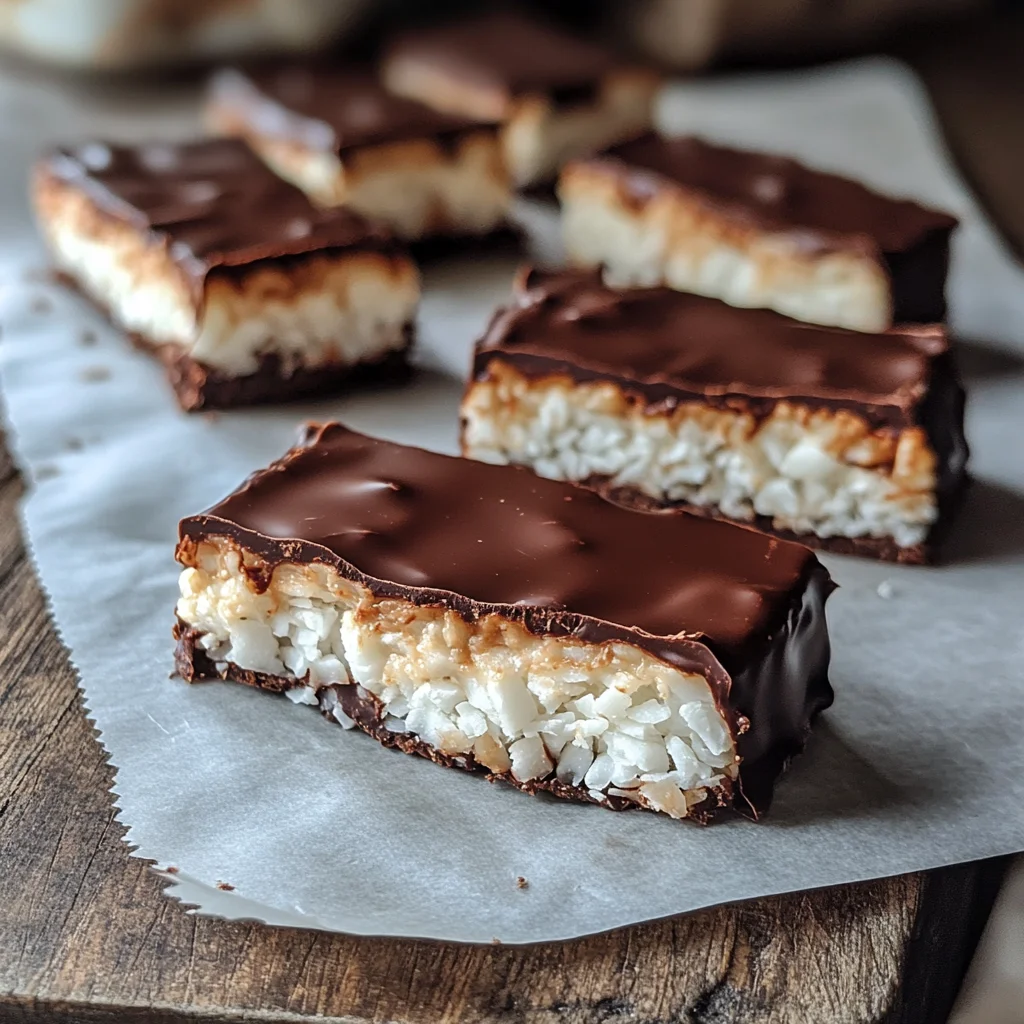 Nutrition breakdown of a homemade coconut candy bar