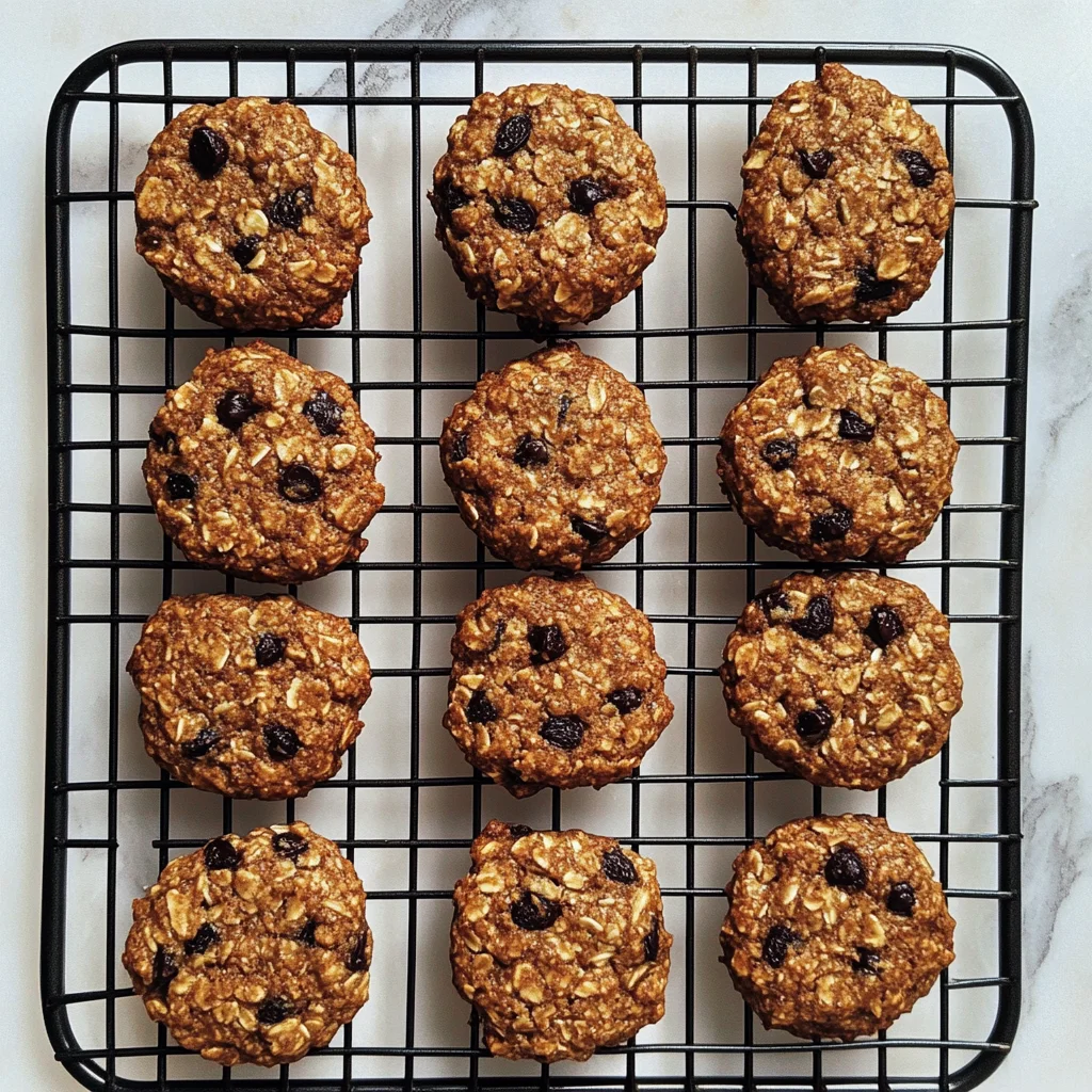 chocolate chip oatmeal raisin – laid out on a cooling rack
