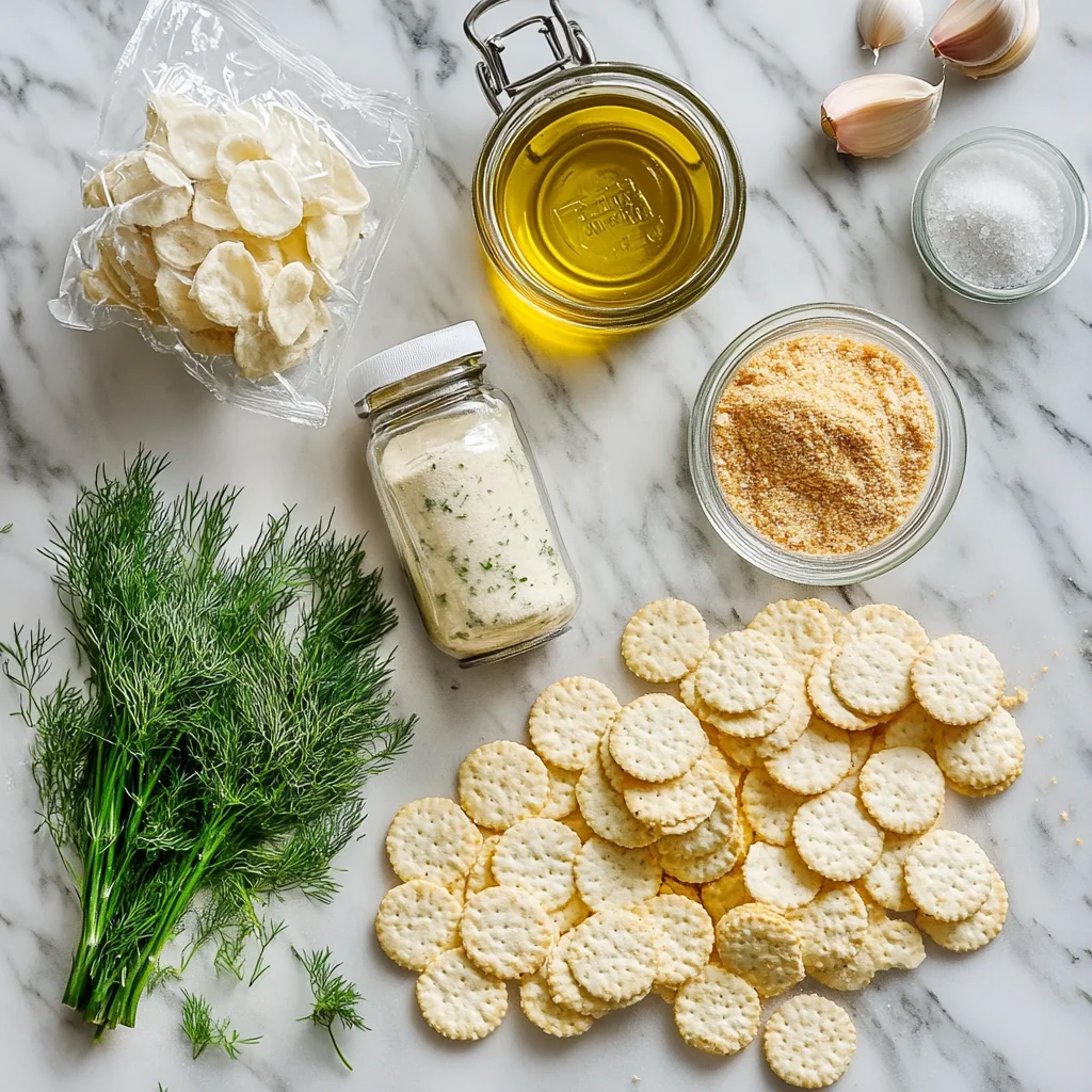 ingredients for ranch oyster crackers no bake
