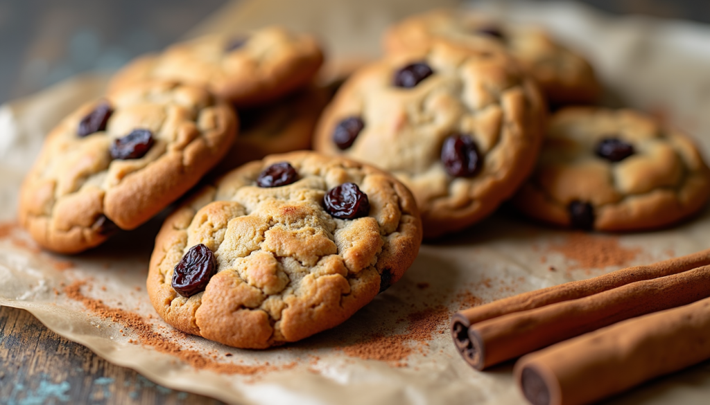 Cinnamon Raisin No-Bake Cookies