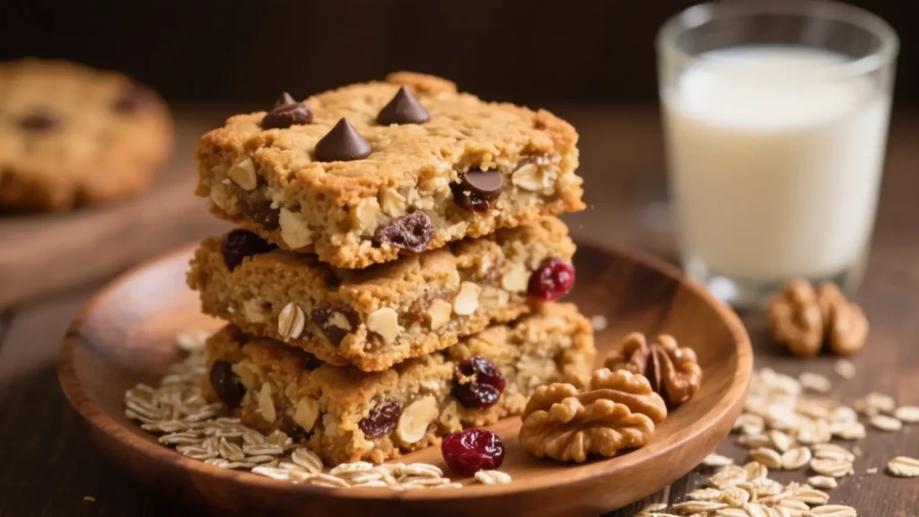 Loaded Oatmeal Cookie Bars