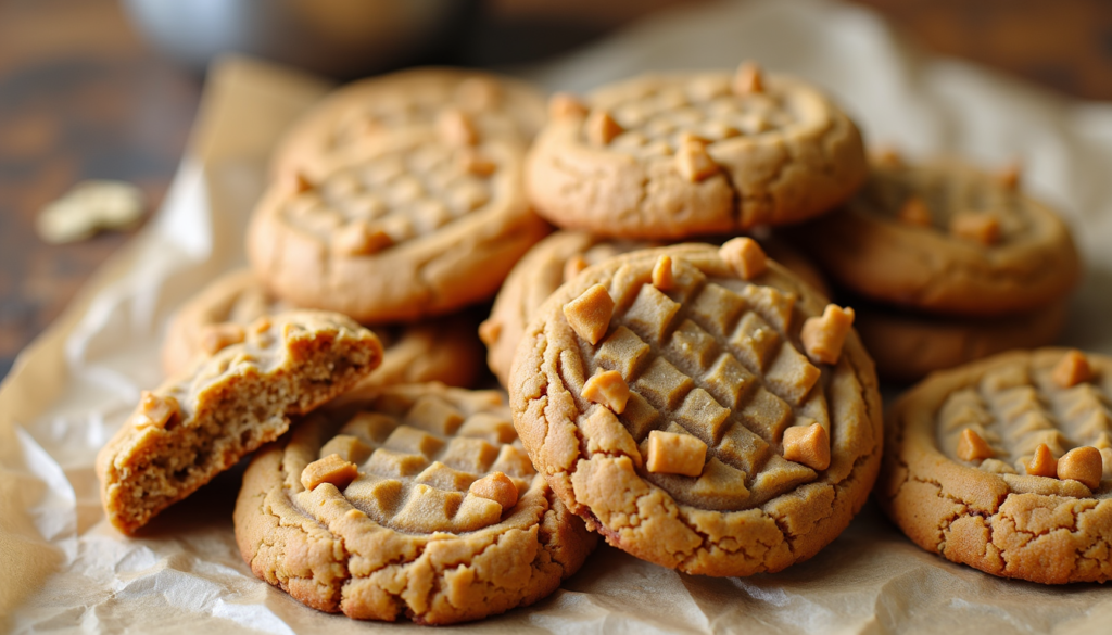 Peanut Butter Honey No-Bake Cookies