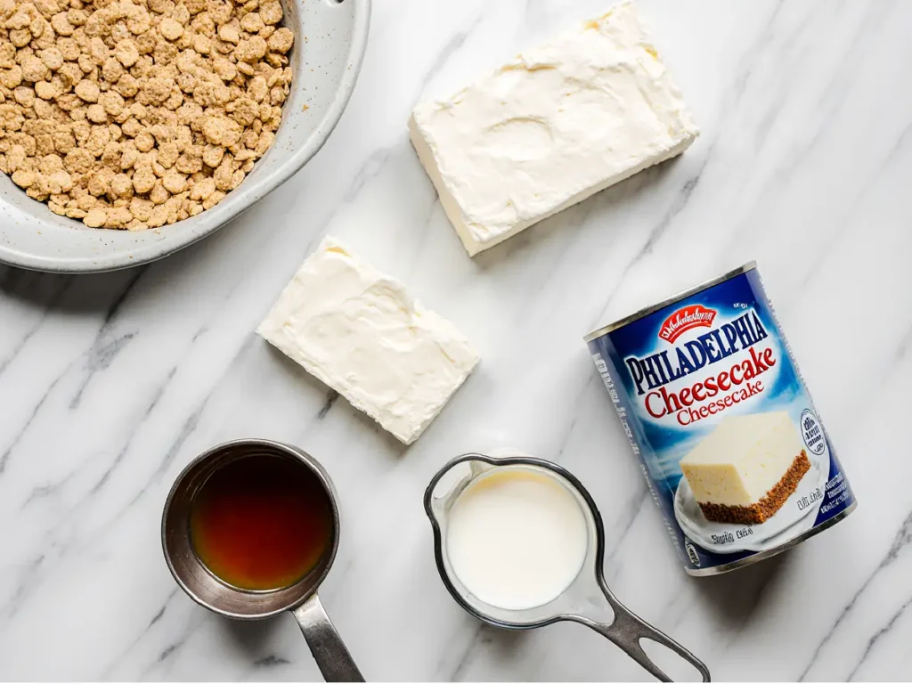 3 Ingredient No Bake Cheesecake