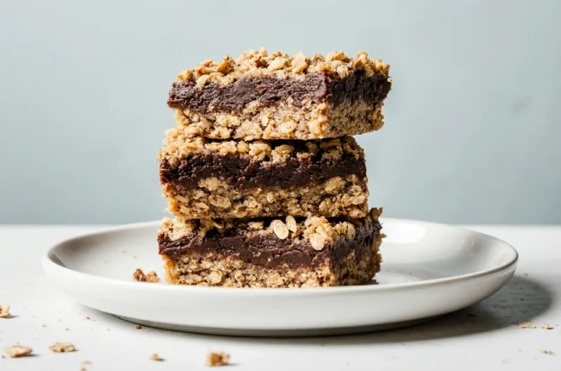 No Bake Chocolate Oatmeal Bars
