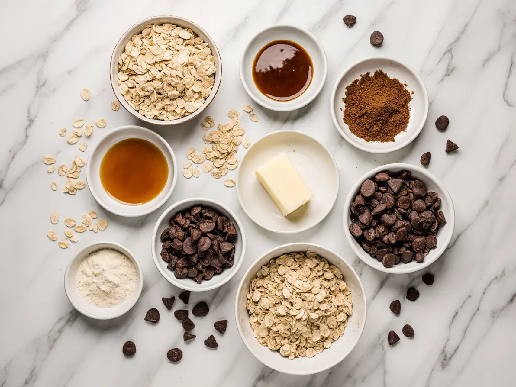 No Bake Chocolate Oatmeal Bars