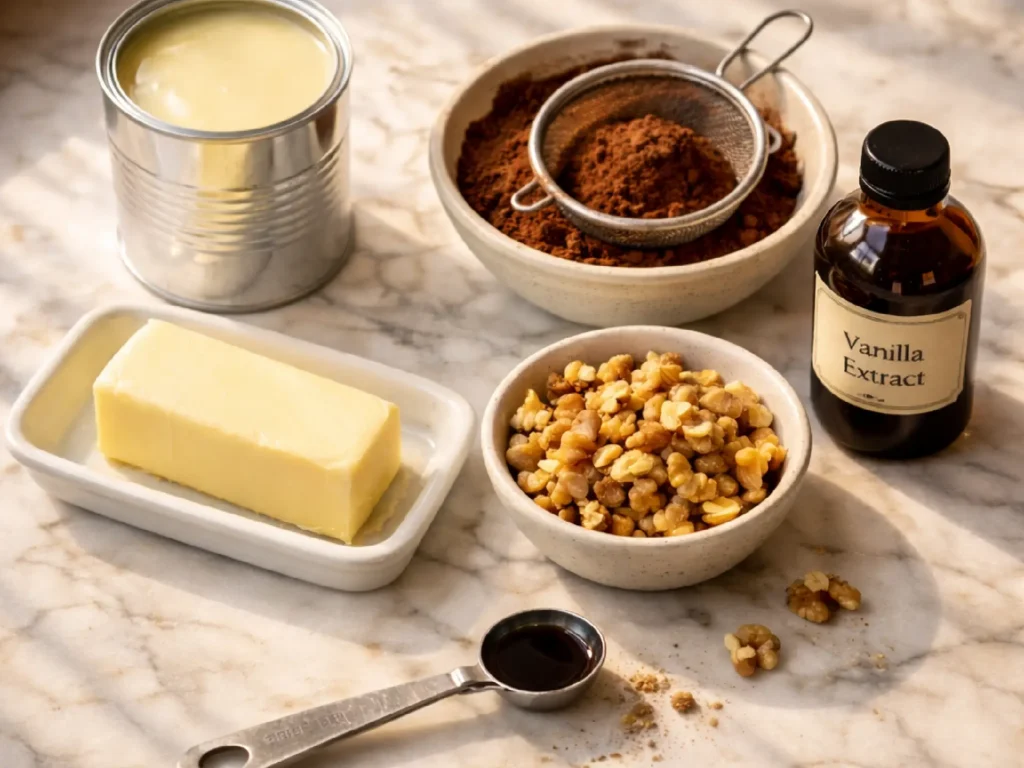 No Bake Chocolate Fudge with Cocoa Powder (1)